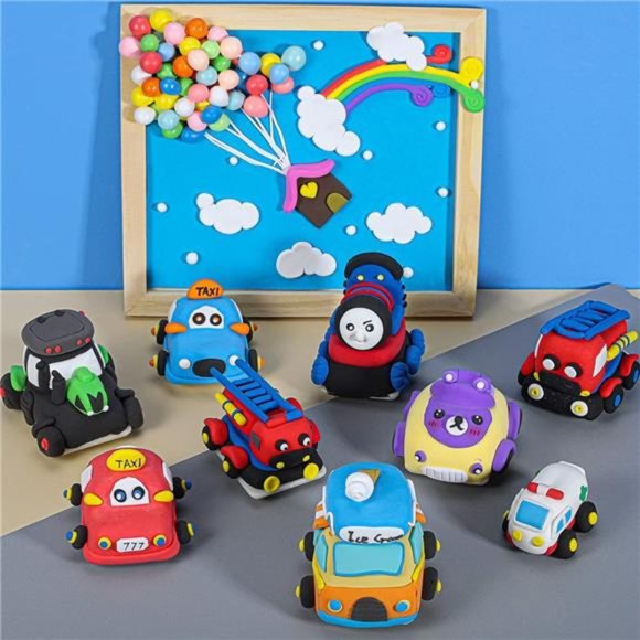 Modeling Clay Kit - 24 Colors Air Dry Ultra Light Clay, Safe & Non-Toxic for Kid - Picture 4 of 6